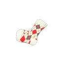 argyle crew socks
