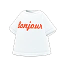 bonjour tee