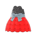 bubble-skirt party dress