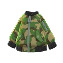 camo bomber-style jacket