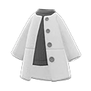 collarless coat