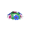 cool windflower crown