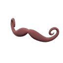 curly mustache