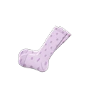 dotted knee-high socks