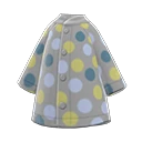 dotted raincoat