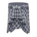 draped skirt