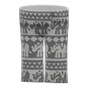 elephant-print pants