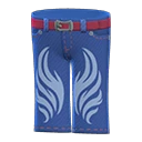 embellished denim pants