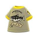 fish-print tee