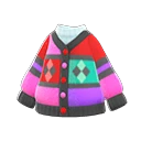 flashy cardigan