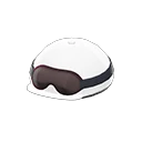 jockey's helmet