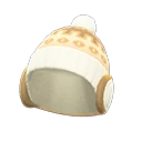 knit cap with earmuffs