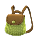 knitted-grass backpack