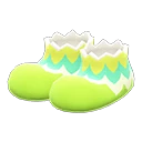leaf-egg shoes
