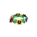 三色堇花冠