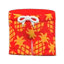 pineapple aloha shorts