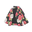 rose-print jacket