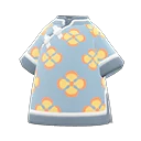 silk floral-print shirt