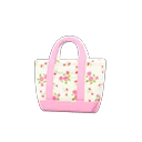 tiny-flower-print tote bag