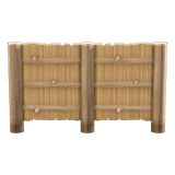bamboo-slats fence
