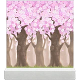 樱花树墙