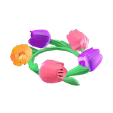 chic tulip crown