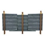 corrugated iron fence