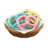 frosted pretzels