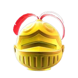 gold helmet
