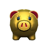 golden piggy bank