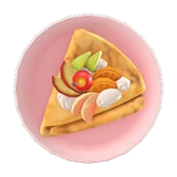 mixed-fruits crepe