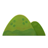mountain standee