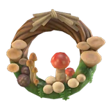 mushroom wreath