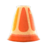 orange dress