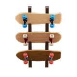 skateboard wall rack