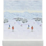 ski-slope wall