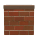 tall brick island counter