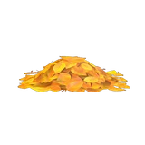 yellow-leaf pile
